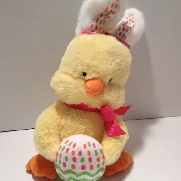 VTG Yellow Rabbit with Egg Sings -The Easter Parade Song -Ears Move & Lights Up - Picture 7 of 7